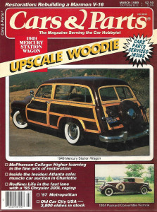 CARS & PARTS 1989 MAR - '49 MERCURY WOODIE, '65 CHRYSLER 300L, '57 METROPOLITAN